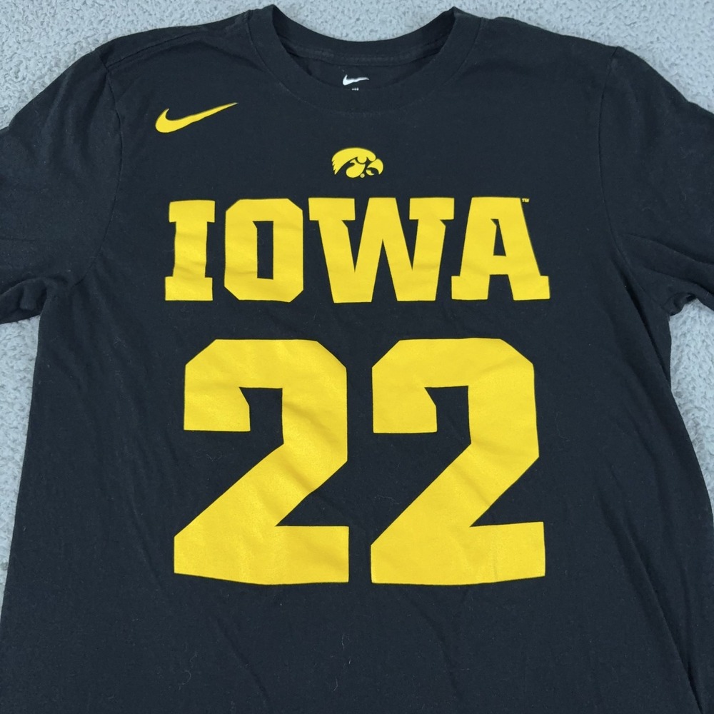 Nike Iowa Hawkeyes Caitlin Clark‎ Shirt Mens Small #22 Jersey Tee Short Sleeve